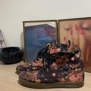 Dr Martens floral sneaker boot
